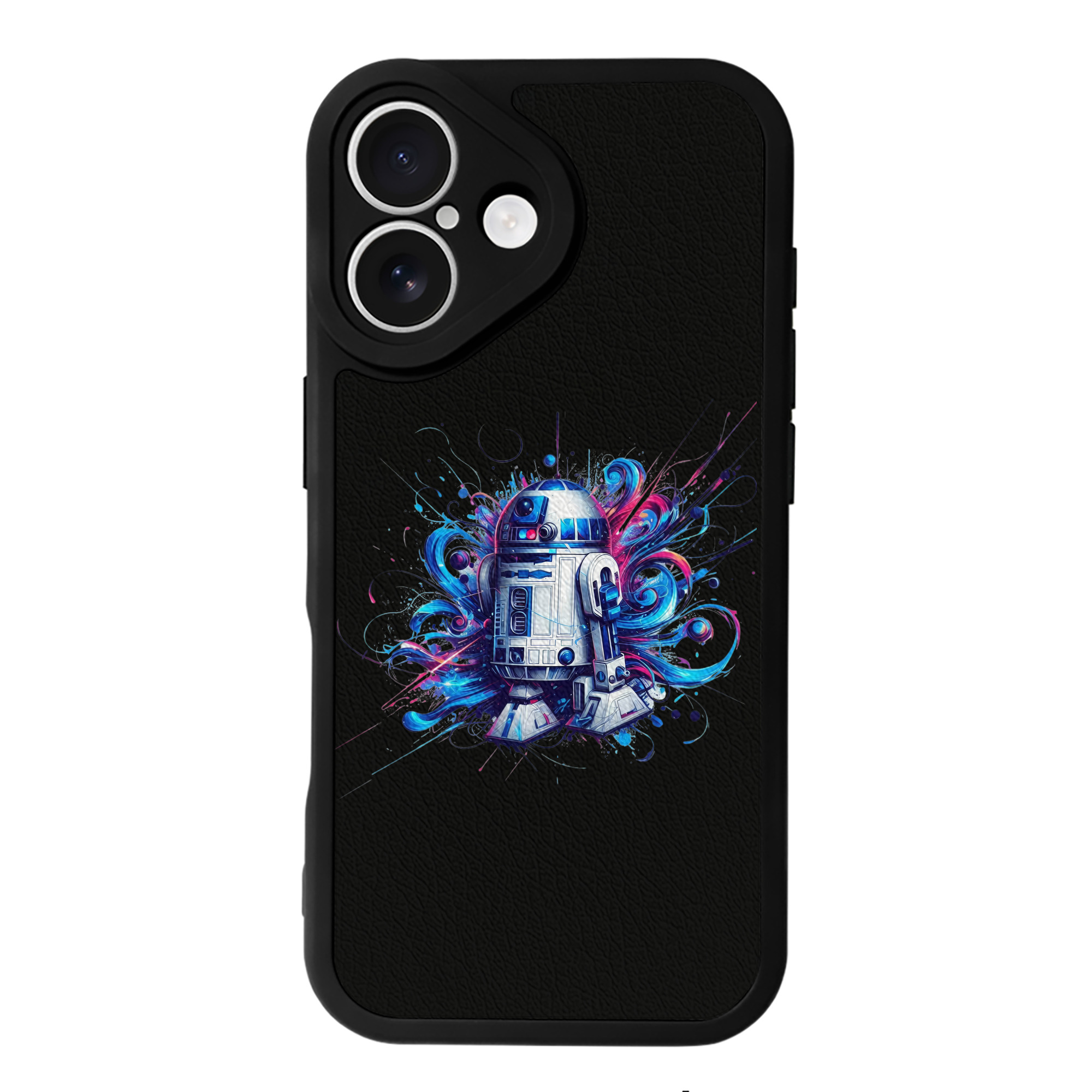 （画像用） スター・ウォーズ Star Wars 【iPhone 16シリーズ対応】シリコンスマホケース（レザー調） 材質：シリコン